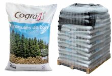 Palette de granulés de bois COGRA (70 sacs de 15 kg)