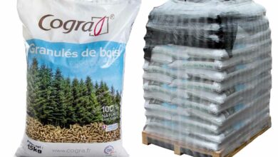 Palette de granulés de bois COGRA (70 sacs de 15 kg)