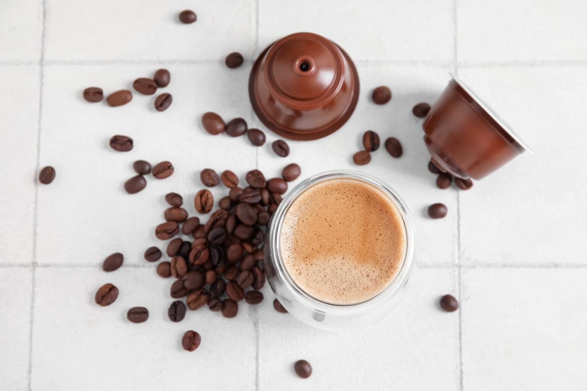 Grains De Café Pour La Production D'un Délicieux Café Dans Une