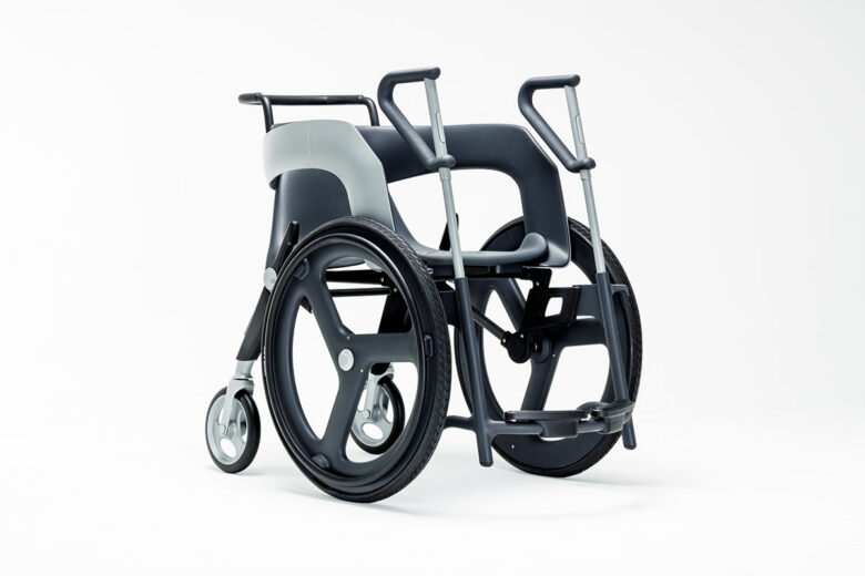 L'Epicursus, un fauteuil roulant/ déambulateur.
