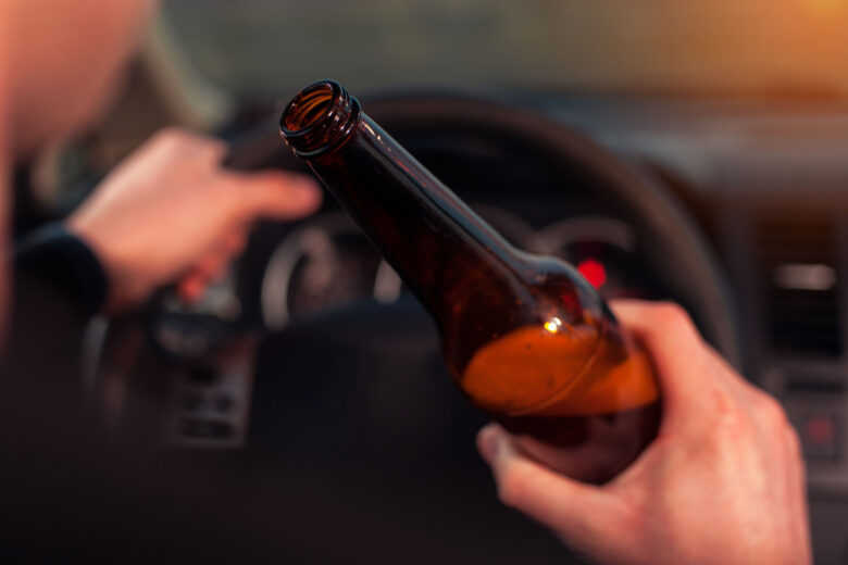 Une campagne de sensibilisation contre l'alcool au volant. 