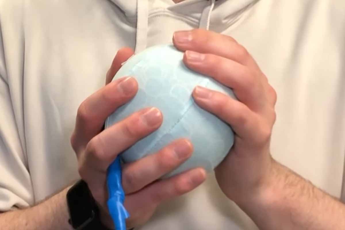 Un ballon qui imite votre respiration pour vous relaxer.