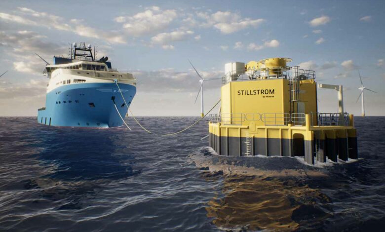 Stillstrom est un concept de bouée de recharge offshore inventé par Maersk Supply Service.