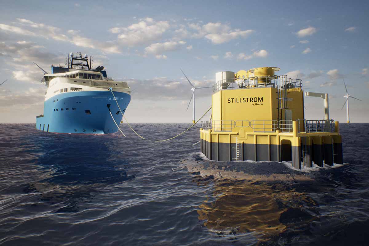 Stillstrom est un concept de bouée de recharge offshore inventé par Maersk Supply Service.