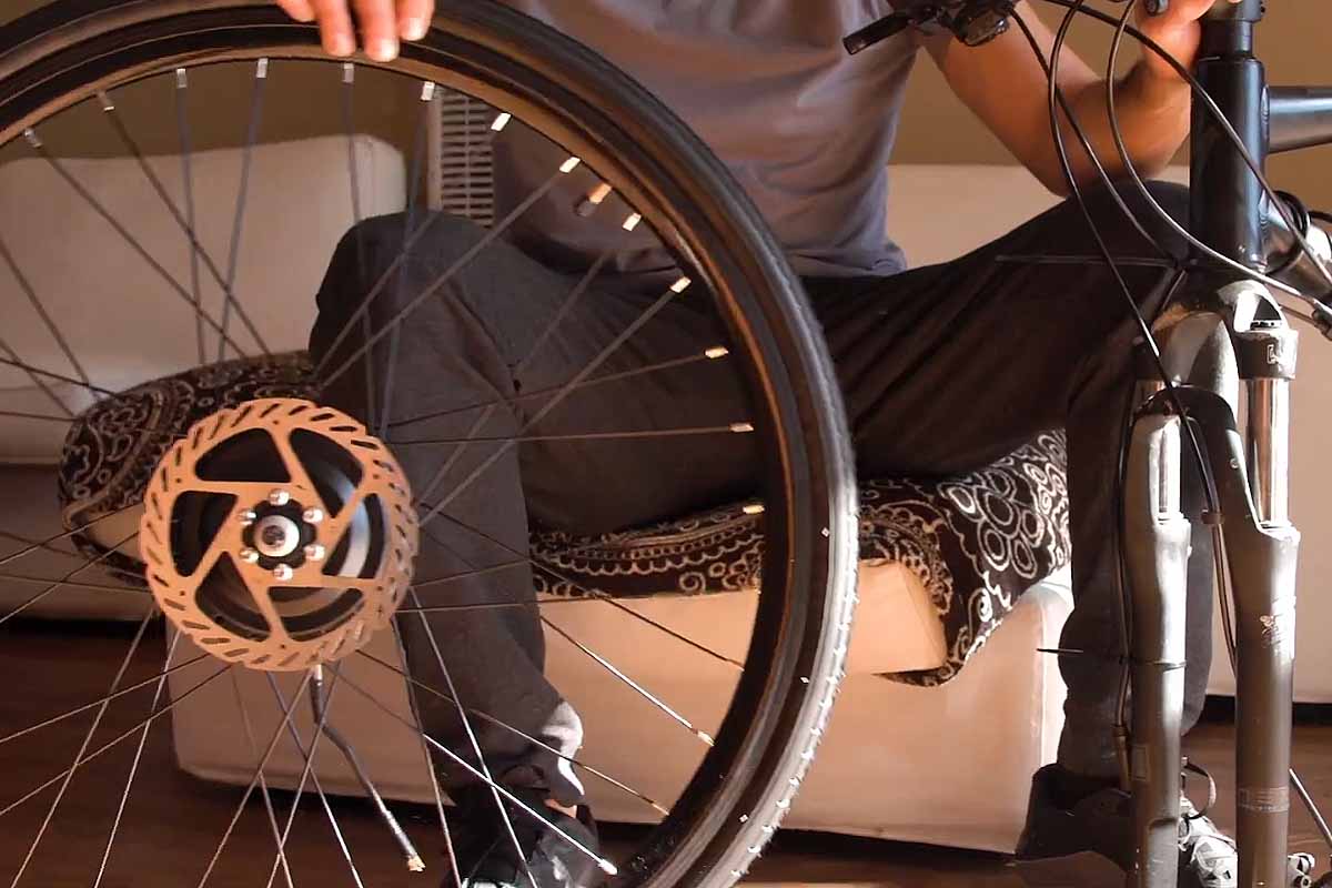 Changez la roue avant et repartez avec un vélo électrique.