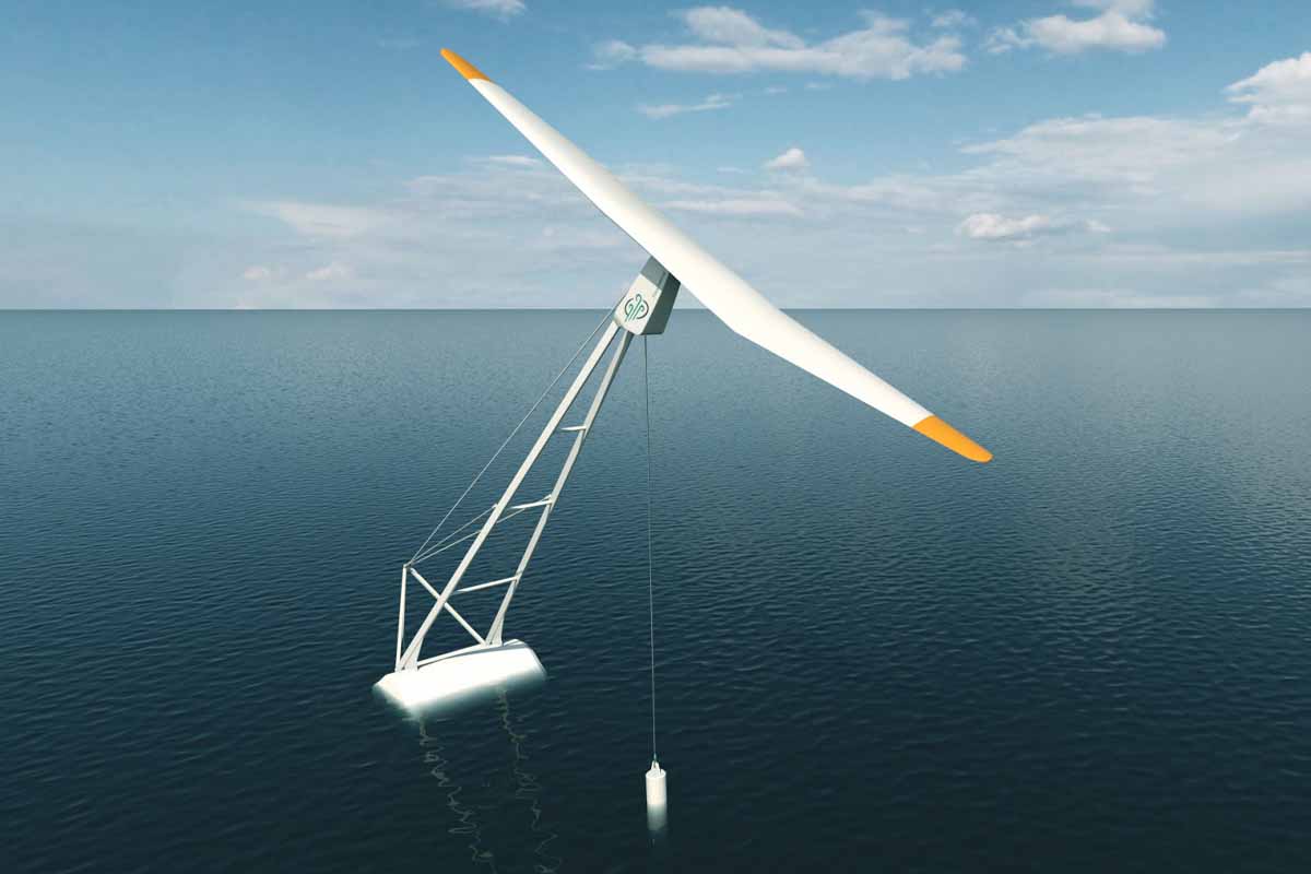 Le rotor de l'éolienne Mono trouve automatiquement la bonne position et est capable de supporter des vitesses de vent allant jusqu'à 70 m/s.