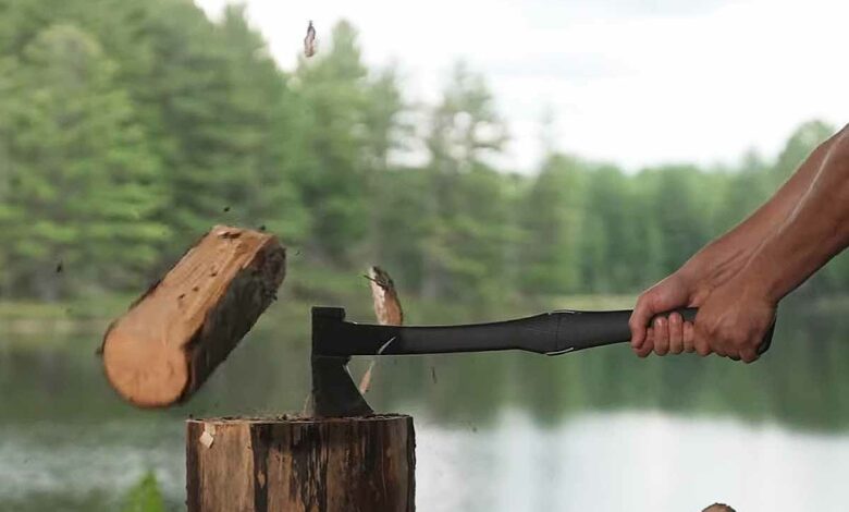 Vous n'arrivez pas à choisir entre une hachette ou une hache ? Cette invention vous propose les deux simultanément.