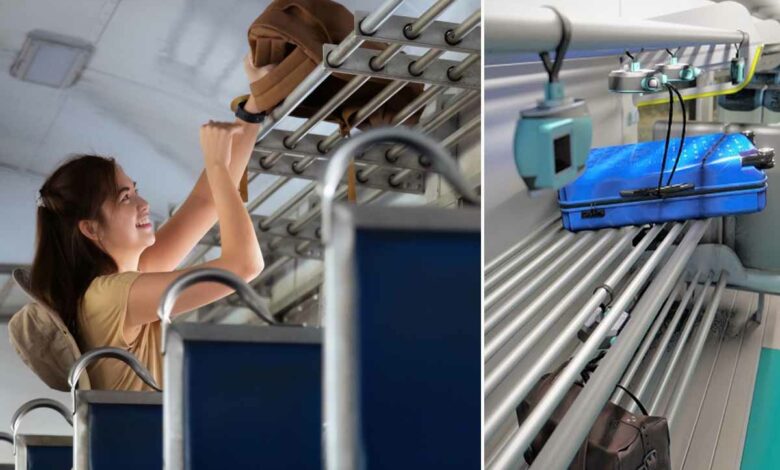 Loopy est un dispositif proposé aux passagers à bord des trains, permettant de sécuriser leurs bagages en les attachant, assurant ainsi leur protection tout au long du trajet.