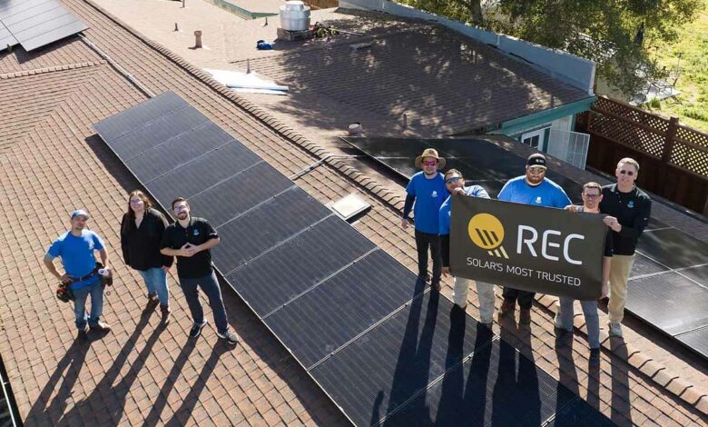 L'entreprise a dévoilé un panneau solaire résidentiel le plus puissant jamais conçu par REC.