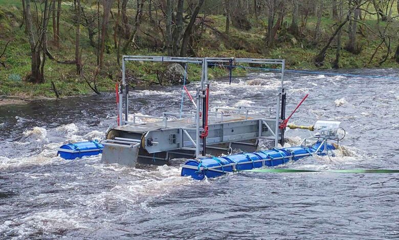 L'hydrolienne MOWT Mark 1 (2020).