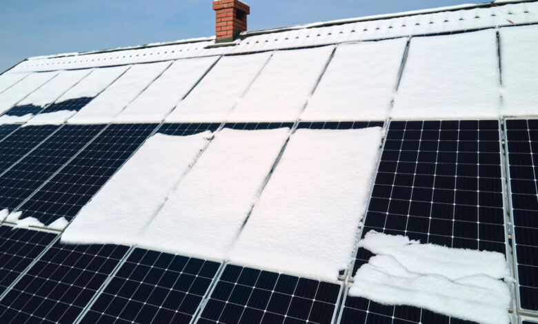 Une invention pour accroître les performances des panneaux solaires dans les régions qui connaissent régulièrement des précipitations inférieures à zéro.