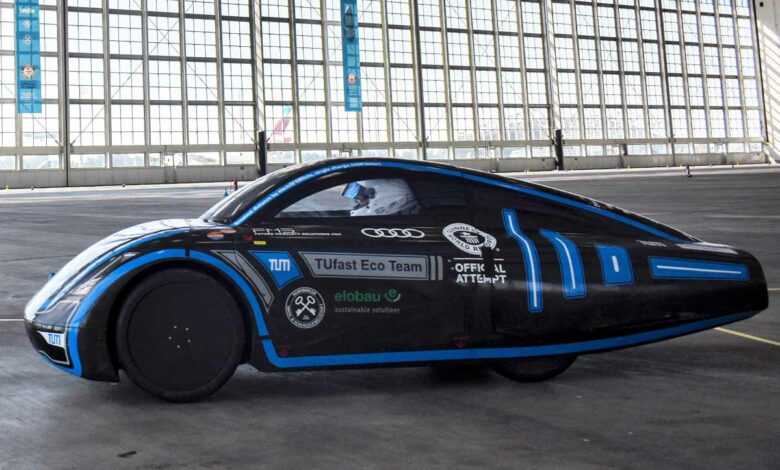 L’équipe a parcouru plus de 2 573 kilomètres avec une seule charge de batterie.