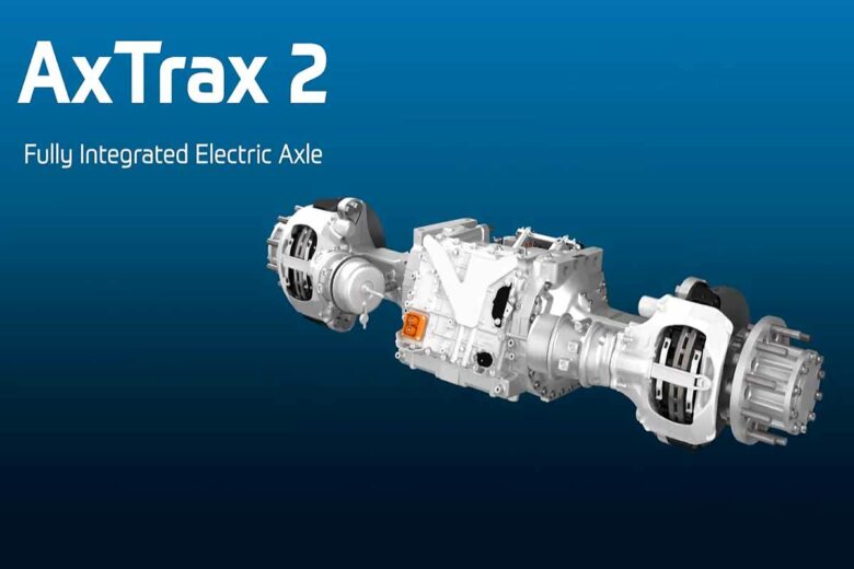 Un essieu électrique est conçu pour remplacer le moteur, la transmission et l'essieu conventionnel afin d'électrifier un poids lourd.