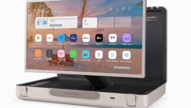 LG invente un téléviseur de 27 pouces qui tient dans une mallette.