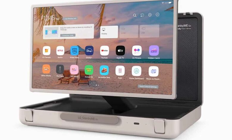 LG invente un téléviseur de 27 pouces qui tient dans une mallette.