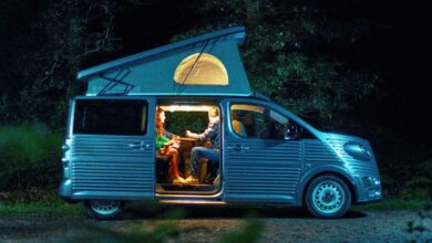Dérivé du Citroën SpaceTourer, Type Holidays propose tout le confort et l'ingéniosité des camping-cars.