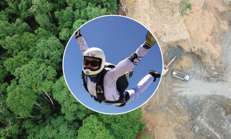Le parachutiste Luigi Cani saute à 300 km/h pour semer 100 millions de graines en Amazonie