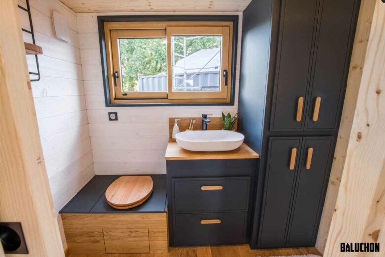 Les sanitaires de la Tiny House.