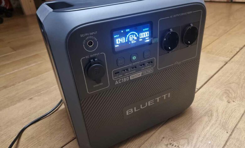Première recharge de la batterie.