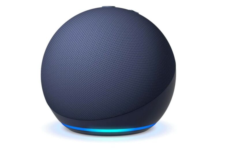 Enceinte connectée Echo Dot 5e génération. Bleu