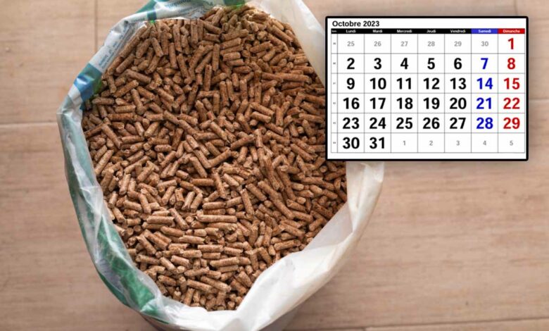 Quels sont les prix des pellets en octobre 2023 ?
