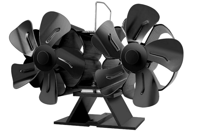 Ventilateur double pour 80% de chaleur perdue redistribuée dans la pièce. 