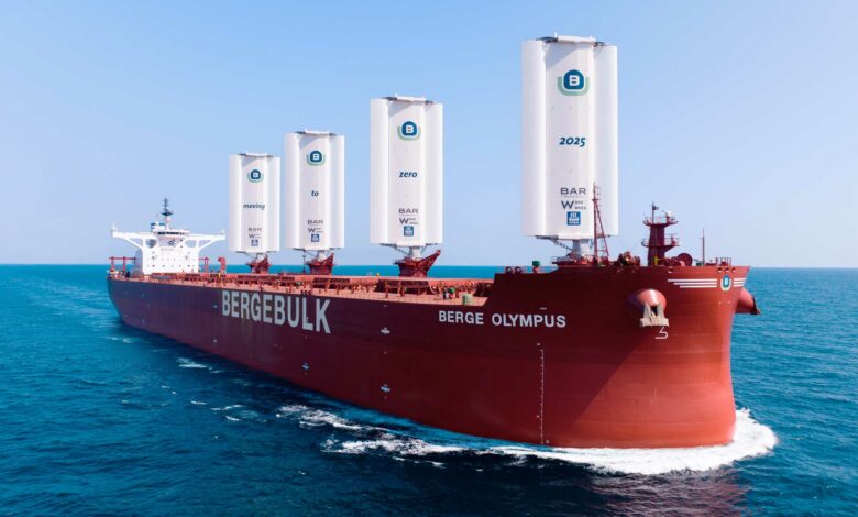La compagnie Bergebulk travaille depuis 2008 à réduire l'impact environnemental de sa flotte.