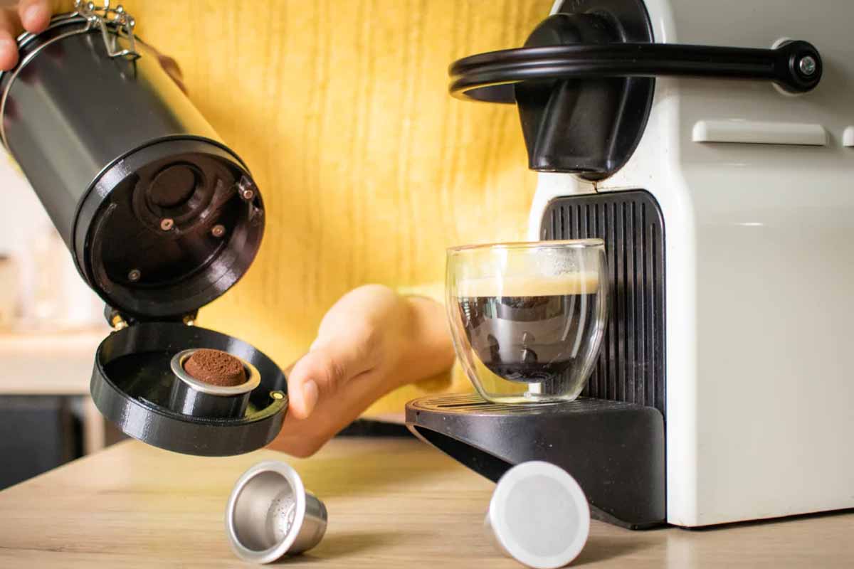 Le systeme Caps Me pour faire votre café avec des dosettes réutilisables.