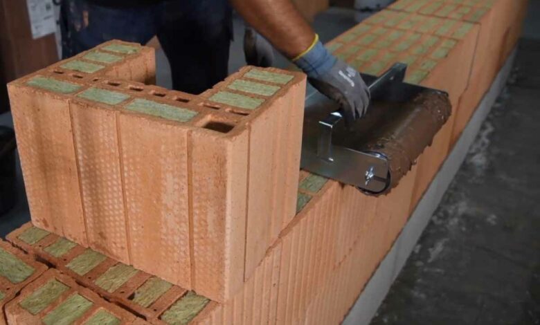 Fabrication d'un mur de démonstration avec des Climamur.