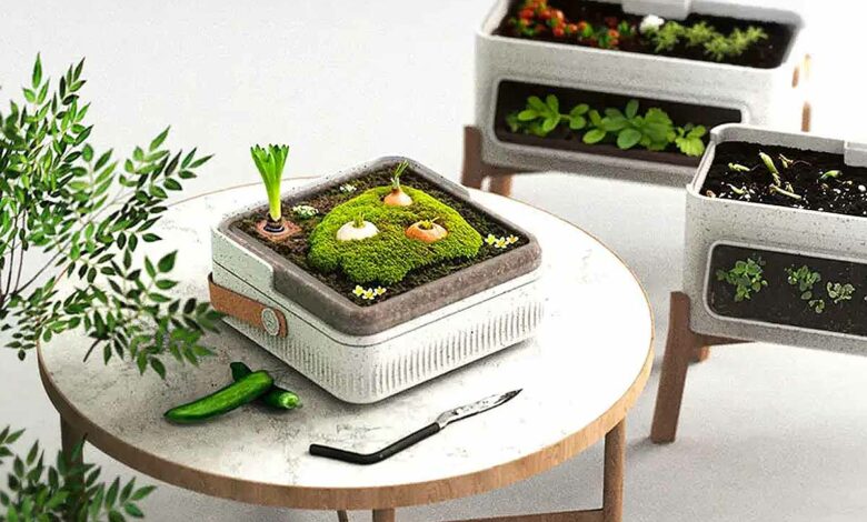 Les potagers d'intérieur BOSH eco-hub.