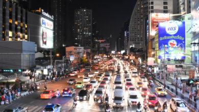 Un embouteillage à Bangkok.