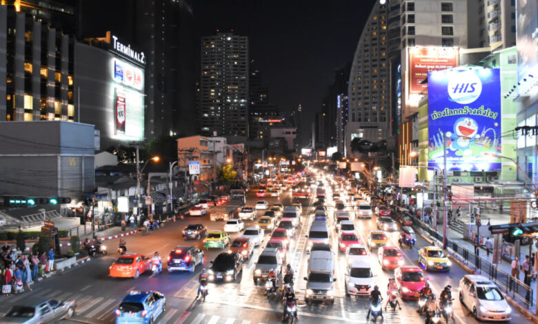 Un embouteillage à Bangkok.