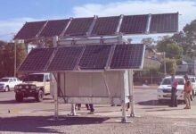 Le Solar Qube est une unité de production d’énergie renouvelable.