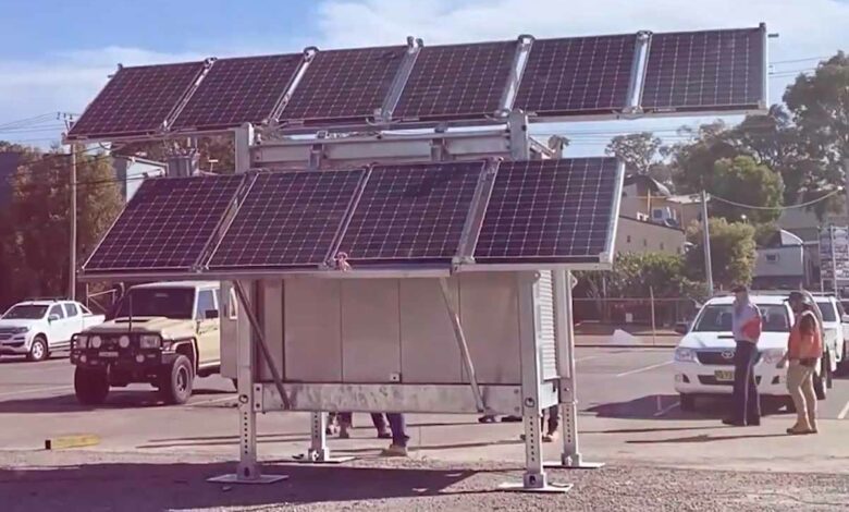 Le Solar Qube est une unité de production d’énergie renouvelable.