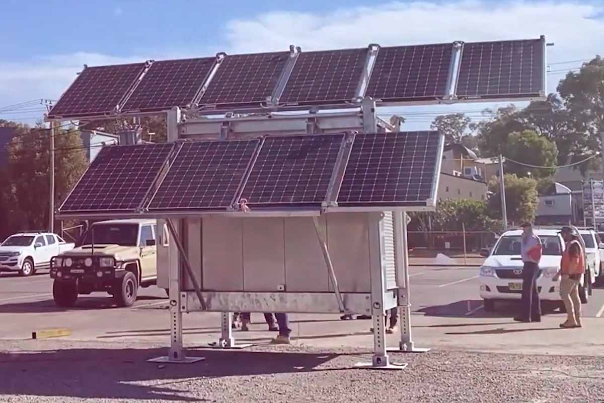 Le Solar Qube est une unité de production d’énergie renouvelable.