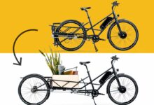 Un vélo classique modulable en vélo cargo.
