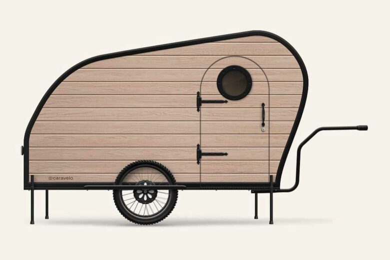 La Caravélo est conçue pour ceux qui recherchent un confort de camping minimal lors de leurs déplacements.