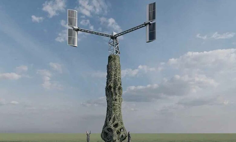 Soleolico, l'invention d'une technologie hybride qui intègre l'éolien, le solaire et le stockage.