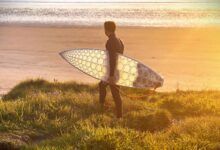 Une combinaison de surf qui protège des attaques de requin