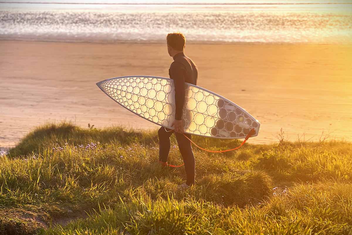 Des planches de surf imprimées en 3D.