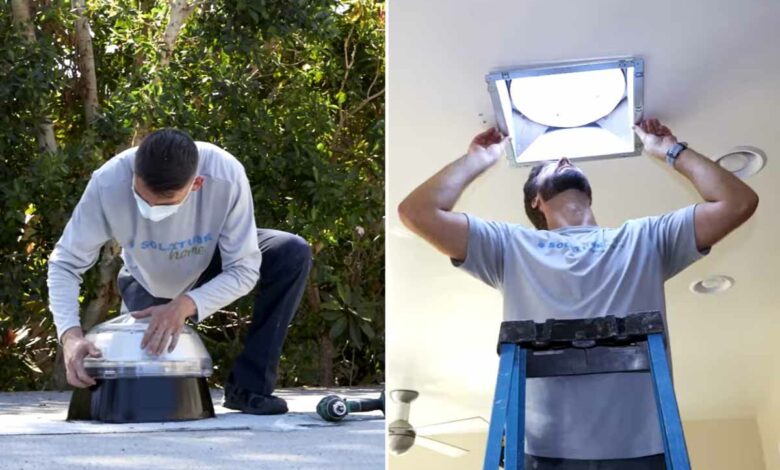 L'invention d'un puits de lumière tubulaire conçu pour être installé rapidement, sans modification majeure de votre grenier ou de votre toit.