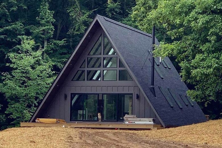 Une maison en A de Ayfraym dans l'Ohio.