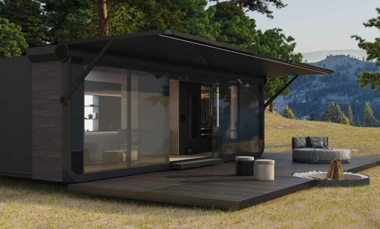 Le pod studio, une tiny house de chez podform.