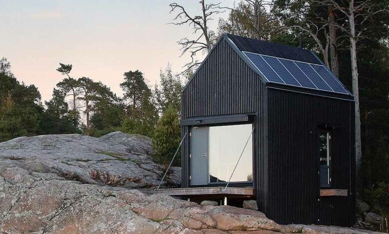 Une maison autonome qui se monte en un seul jour.