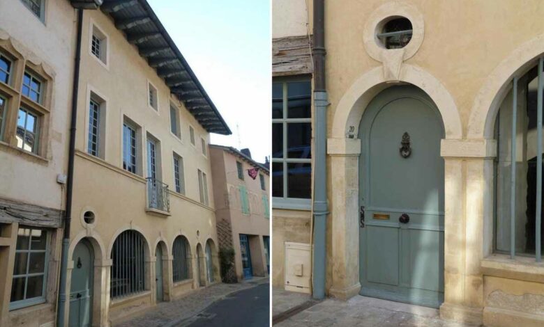 Une maison romane de 1091 à Cluny (20 rue du Merle).