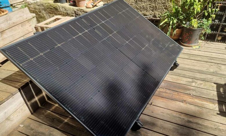 Le panneau solaire Sunity 425 W.