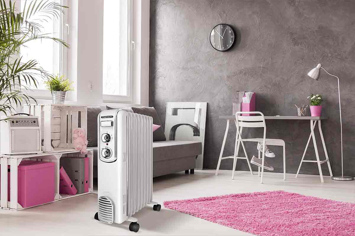 Radiateur soufflant vintage salle de bain - Thomson