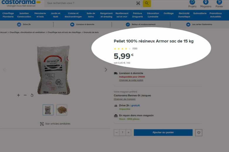 Les pellets de bois Armor