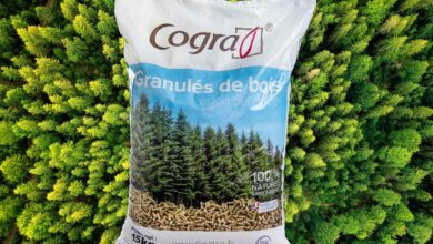 Granulés de bois COGRA en sac, 15 kg