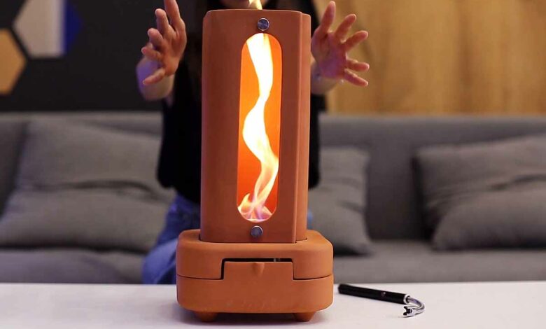 L'invention d'un chauffage et diffuseur d'huile en terre cuite écologique.